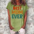 Mothers Day Best Mom Ever For Mama Mom From Daughter Son Women's Loosen Crew Neck Short Sleeve T-Shirt Green