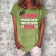 My Mommy Did It And She Did It Graduation For Daughter Quote Gift For Womens Women's Loosen Crew Neck Short Sleeve T-Shirt Green