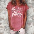 Bad & Boozy Party Drinking Bachelorette Party Matching Funny Gift For Womens Women's Loosen Crew Neck Short Sleeve T-Shirt Watermelon