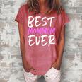 Best Mommom Ever Funny Grandma Gift Mom Mom Mothers Day Women's Loosen Crew Neck Short Sleeve T-Shirt Watermelon