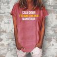 Calm Down Ive Done This On A Mannequin Gift For Womens Women's Loosen Crew Neck Short Sleeve T-Shirt Watermelon