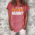 Im The Grand Mummy Funny Grandma Family Halloween Women's Loosen Crew Neck Short Sleeve T-Shirt Watermelon