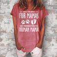 Only The Best Fur Mamas Get Promoted To Human Mama Gift For Womens Women's Loosen Crew Neck Short Sleeve T-Shirt Watermelon
