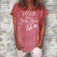 Rockin This Yia Yia Life Greece Greek Grandma Women's Loosen Crew Neck Short Sleeve T-Shirt Watermelon