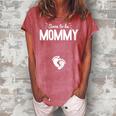 Soon To Be Mommy Mothers Day First Time New Mom Mama Momma Gift For Womens Women's Loosen Crew Neck Short Sleeve T-Shirt Watermelon