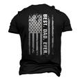 4Th Of July Dad Us American Flag Fourth Patriotic Usa Men's 3D T-Shirt Back Print Black