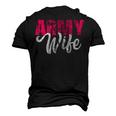 Army Wife Military Soldier Veterans Day Vintage Men's 3D T-Shirt Back Print Black