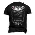 Asshole Dad & Smartass Daughter Best Friend For Life Men's 3D T-Shirt Back Print Black