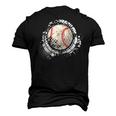 Baseball Dad Mom Sports Lover Baseball Game Day Vibes Men's 3D T-Shirt Back Print Black
