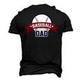 Baseball Dad Sport Coach Father Ball T Men's 3D T-Shirt Back Print Black