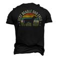 Best Beagle Dad Dog Fathers Day Doggy Men's 3D T-Shirt Back Print Black