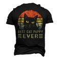 Best Cat Pappy Ever Bump Fit Fathers Day Dad For Men Men's 3D T-Shirt Back Print Black