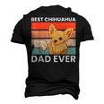 Best Chihuahua Dad Ever Chihuahua Chihuahuadog Men's 3D T-shirt Back Print Black