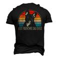 Best Frenchie Dad Ever French Bulldog Lover Fathers Day Men's 3D T-Shirt Back Print Black