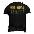Birthday Boy Army Military Party Camouflage Lover Men's 3D T-Shirt Back Print Black