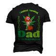 Cbd The Man The Myth The Legend Stoner Dad Marijuana Men's 3D T-shirt Back Print Black