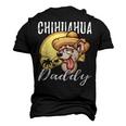 Chihuahua Daddy Dog Dad Father Men's 3D T-Shirt Back Print Black