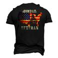 Combat Veteran Proud American Soldier Military Army Men's 3D T-Shirt Back Print Black