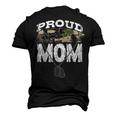 Cool Proud Army Mom Mommies Military Camouflage Men's 3D T-Shirt Back Print Black