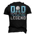 Dad The Man The Myth The Ping Pong Legend Player Sport Men's 3D T-shirt Back Print Black