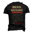 Diesel Mechanic Sayings Car Diesel For Dad Auto Garage Men's 3D T-Shirt Back Print Black