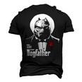 The Dogfather Pitbull Pitbull Dog Dad Best Dog Daddy Ever Men's 3D T-Shirt Back Print Black