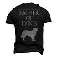 Father Of Dogs s For Dog Daddy Fathers Day Men's 3D T-Shirt Back Print Black