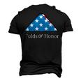 Folds Of Honor Fallen Military First Responders Patriotic Men's 3D T-Shirt Back Print Black