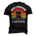 Frenchie Dad French Bulldog Lover Owner Fathers Day Men's 3D T-shirt Back Print Black