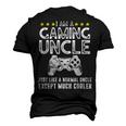 I Am A Gaming Uncle Video Gamer Video Game Men's 3D T-Shirt Back Print Black