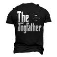 German Shepherd Dog Dad Dogfather Dogs Daddy Father Men's 3D T-Shirt Back Print Black