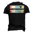 Grandpaw Like A Regular Grandpa But Cooler Vintage Retro Men's 3D T-Shirt Back Print Black