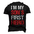 I´M My Sons First Hero Fathers Day Dad Men's 3D T-shirt Back Print Black