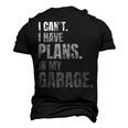 Plans Workshop Car Lovers My Garage Car Mechanic Men's 3D T-Shirt Back Print Black