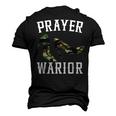 Prayer Warrior Camouflage For Religious Christian Soldier Men's 3D T-Shirt Back Print Black