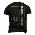 Promoted To Daddy 2023 First Time Fathers Day New Dad Men's 3D T-Shirt Back Print Black