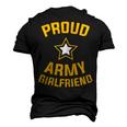 Proud Army Girlfriend Military Soldier Army Girlfriend Men's 3D T-Shirt Back Print Black