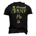 Proud Army Pa Military Pride Men's 3D T-Shirt Back Print Black