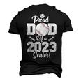 Proud Dad Of A Baseball Senior 2023 Baseball Dad Men's 3D T-Shirt Back Print Black