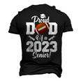 Proud Dad Of A Football Senior 2023 Football Dad Men's 3D T-Shirt Back Print Black