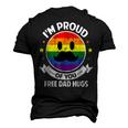Proud Of You Free Dad Hugs Gay Pride Ally Lgbt Men's 3D T-Shirt Back Print Black