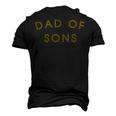 Proud New Dad Of A Boy To Be Dad Of Sons Men's 3D T-Shirt Back Print Black