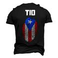 Puerto Rican Tio Uncle Puerto Rico Flag Latino Men's 3D T-Shirt Back Print Black