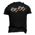 Retro Cute Pop Pop Best Grandpa Ever Birthday Idea Men's 3D T-shirt Back Print Black
