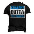Straight Outta The Garage Mechanic Men's 3D T-Shirt Back Print Black