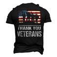 Thank You Military Veterans Veterans Day Men's 3D T-Shirt Back Print Black
