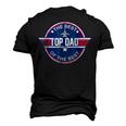 Top Dad The Best Of The Best Cool 80S 1980S Fathers Day Men's 3D T-Shirt Back Print Black