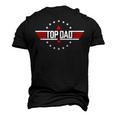 Top Dad Men Vintage Top Dad Top Movie Gun Jet Men's 3D T-Shirt Back Print Black