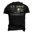 Vintage Afghanistan Veteran Us Army Military Men's 3D T-Shirt Back Print Black