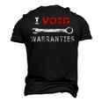 I Void Warranties Mechanic Diy Men's 3D T-Shirt Back Print Black